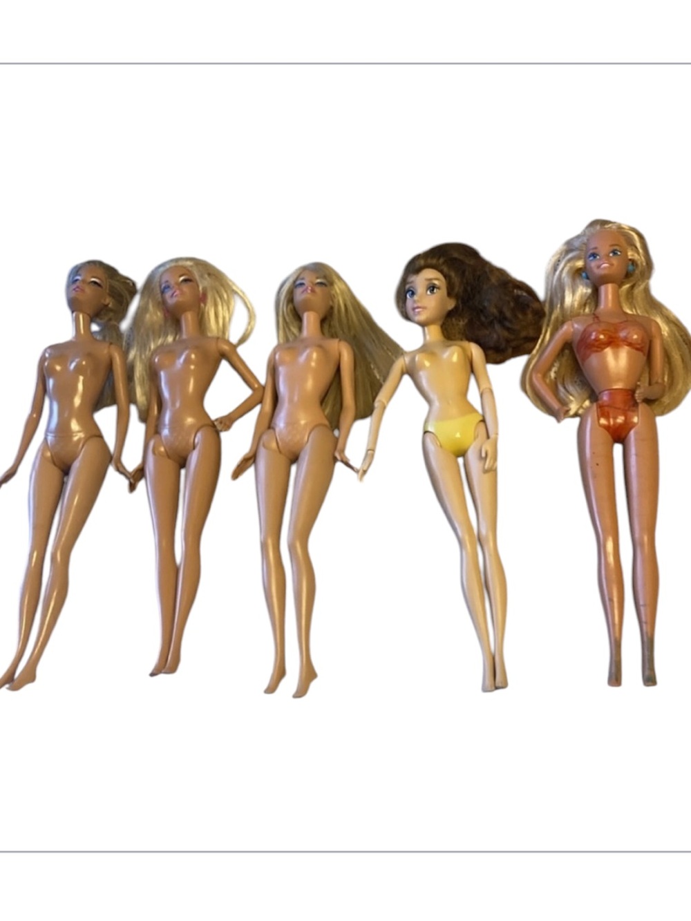 Vintage Barbie Dolls Rare Assorted LOT of 3 Barbie  one Disney and one Mattel